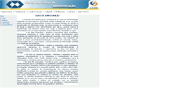 Desktop Screenshot of administracao.cesg.edu.br