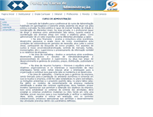 Tablet Screenshot of administracao.cesg.edu.br
