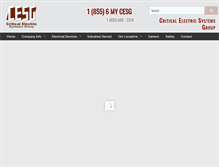 Tablet Screenshot of cesg.com